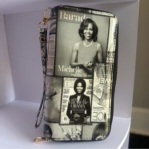 Stylish Black and White Women's Clutch